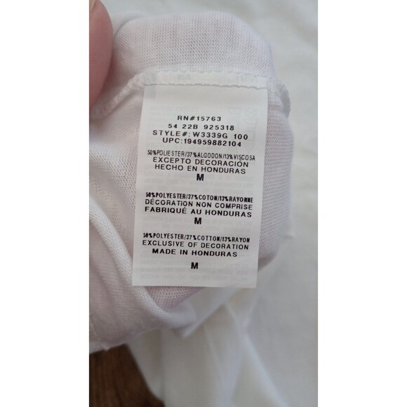 NWT Women's Champion Powerblend Muscle Tee in White, Size Medium - Picture 6 of 6